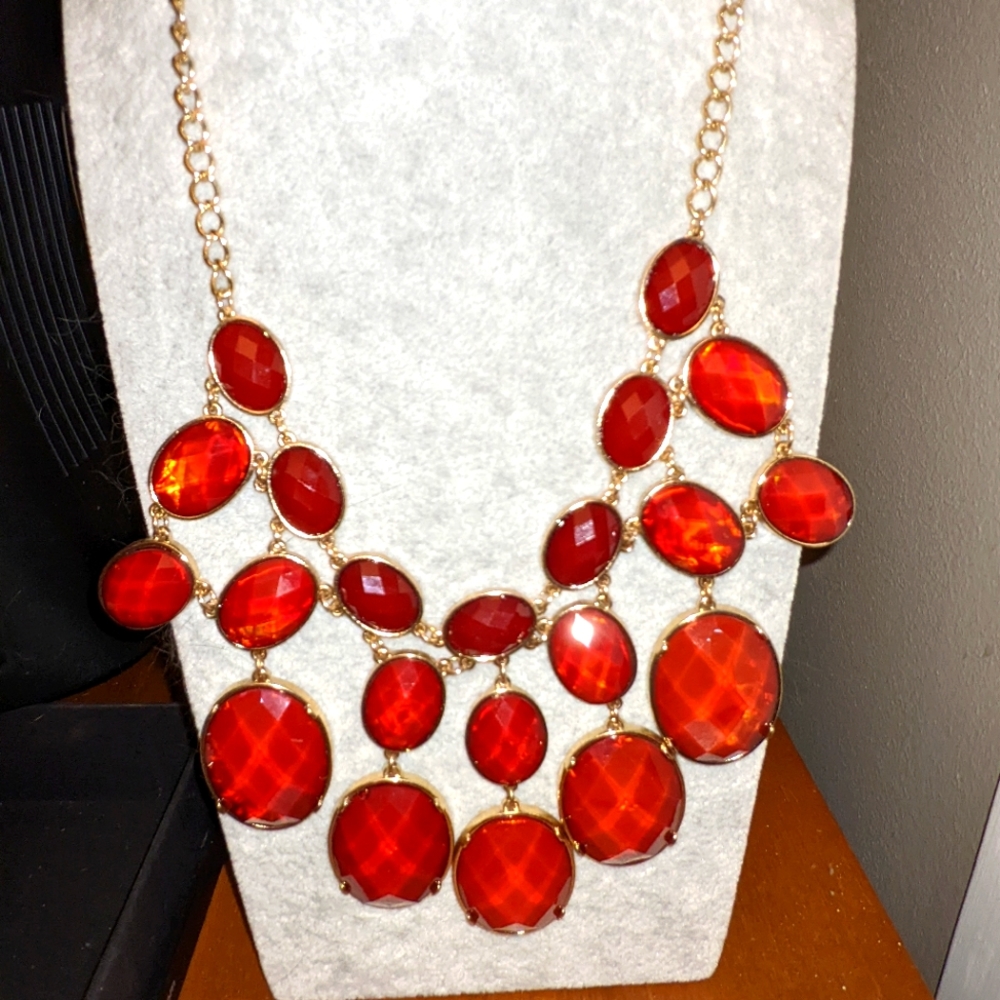 Lot of 8 Vintage Statement Necklaces